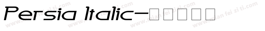 Persia Italic字体转换